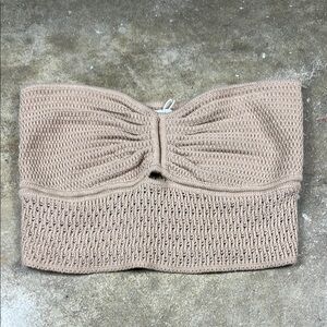 American Eagle Outfitters Sweater Knit Bandeau Crop top NWT
Size: XL